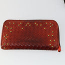 BOTTEGA VENETA Miu Miu Fendi Wallet 4 Set Red Brown pink Auth ti3628-9