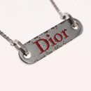 Christian Dior Choker metal Silver Auth ti3633-3