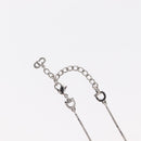 Christian Dior Choker metal Silver Auth ti3633-7