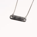 Christian Dior Choker metal Silver Auth ti3633-9