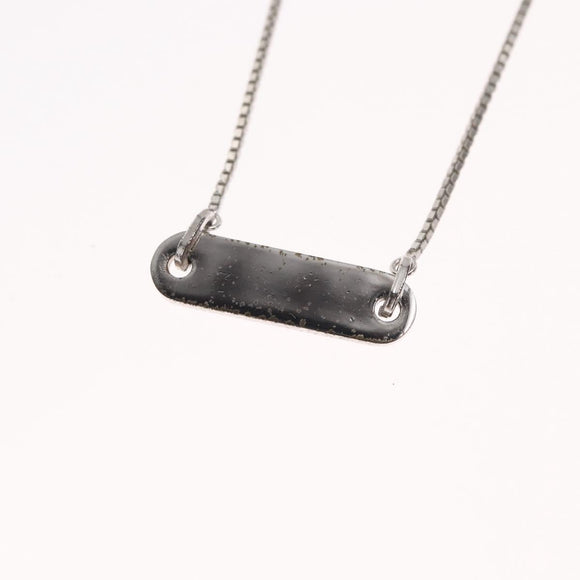 Christian Dior Choker metal Silver Auth ti3633