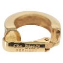 Christian Dior Earring metal Gold Auth ti3634-3