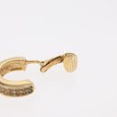 Christian Dior Earring metal Gold Auth ti3634-4