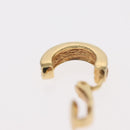 Christian Dior Earring metal Gold Auth ti3634-5
