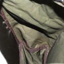 PRADA Backpack Nylon Green Silver Auth ti3636-21