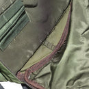 PRADA Backpack Nylon Green Silver Auth ti3636-25