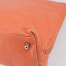FENDI Hand Bag Leather Pink Silver Auth ti3638-16