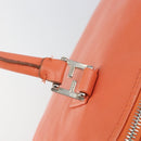 FENDI Hand Bag Leather Pink Silver Auth ti3638-10