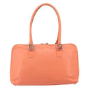 FENDI Hand Bag Leather Pink Silver Auth ti3638-2
