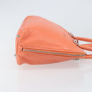 FENDI Hand Bag Leather Pink Silver Auth ti3638-3