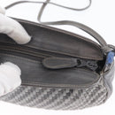 FENDI Shoulder Bag Leather Gray Auth ti3639-11