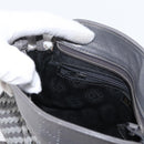 FENDI Shoulder Bag Leather Gray Auth ti3639-20