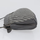 FENDI Shoulder Bag Leather Gray Auth ti3639-4