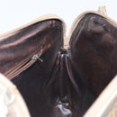 FENDI Zucchino Canvas Clutch Bag PVC Brown Auth ti3641-18