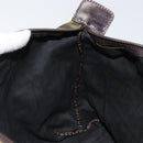 FENDI Zucca Canvas Etui Zwart Bruin Auth ti3644-17