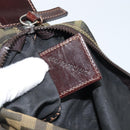FENDI Zucca Canvas Etui Zwart Bruin Auth ti3644-12