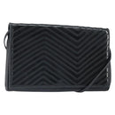 FENDI Schoudertas Leer Zwart Goud Authentiek ti3646-1