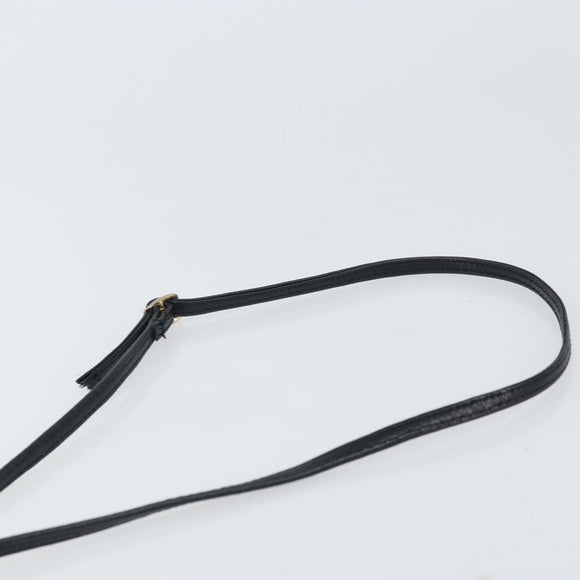 FENDI Schoudertas Leer Zwart Goud Authentiek ti3646