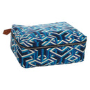 HERMES Ousdevoyage PM Pouch Silk Blue Auth ti3647SM-1