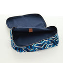 HERMES Ousdevoyage PM Pouch Silk Blue Auth ti3647SM-9