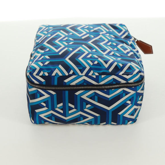 HERMES Ousdevoyage PM Pouch Silk Blue Auth ti3647SM