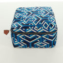 HERMES Ousdevoyage PM Pouch Silk Blue Auth ti3647SM-4