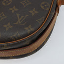 LOUIS VUITTON Monogram Jeune Fille GM Shoulder Bag M51225 LV Auth ti3648-14