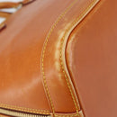 LOUIS VUITTON Nomad leather Alma Hand Bag Beige M85000 LV Auth ti3649-13