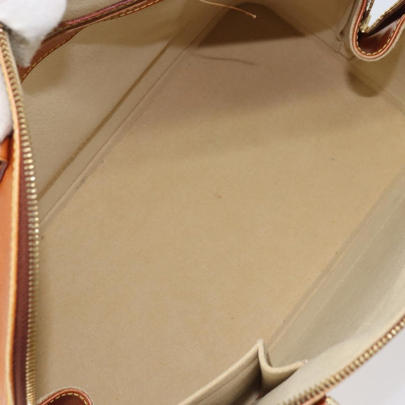 LOUIS VUITTON Nomad leather Alma Hand Bag Beige M85000 LV Auth ti3649