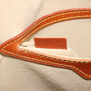 LOUIS VUITTON Nomad leather Alma Hand Bag Beige M85000 LV Auth ti3649-21