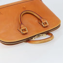 LOUIS VUITTON Nomad leather Alma Hand Bag Beige M85000 LV Auth ti3649-6