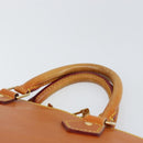 LOUIS VUITTON Nomad leather Alma Hand Bag Beige M85000 LV Auth ti3649-8