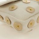 LOUIS VUITTON Tinkerbell Polka Dots Panama Tas Canvas Wit M95407 Auth ti3650SM-10