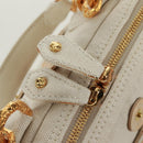 LOUIS VUITTON Tinkerbell Polka Dots Panama Tas Canvas Wit M95407 Auth ti3650SM-17
