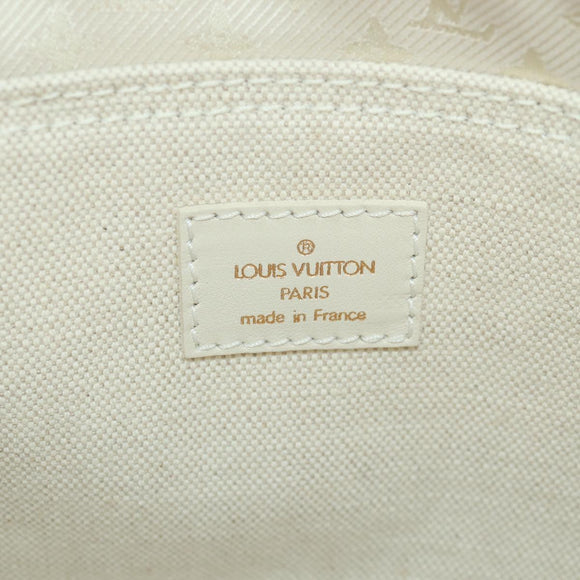 LOUIS VUITTON Tinkerbell Polka Dots Panama Tas Canvas Wit M95407 Auth ti3650SM