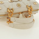 LOUIS VUITTON Tinkerbell Polka Dots Panama Tas Canvas Wit M95407 Auth ti3650SM-7
