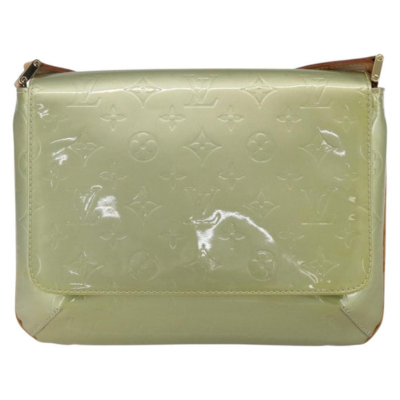 LOUIS VUITTON Monogram Vernis Thompson Street Bag Gris M91008 LV Auth ti3651