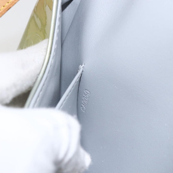 LOUIS VUITTON Monogram Vernis Thompson Street Bag Gris M91008 LV Auth ti3651