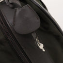 PRADA Business Bag Nylon Khaki Silver Auth ti3654-9