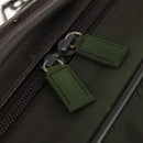 PRADA Business Bag Nylon Khaki Silver Auth ti3654-21