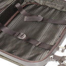 PRADA Business Bag Nylon Khaki Silver Auth ti3654-26