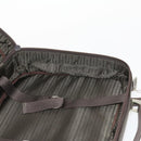 PRADA Business Bag Nylon Khaki Silver Auth ti3654-27