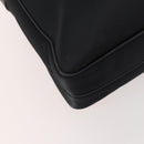 BURBERRY Business Bag Nylon Black Silver Auth ti3655-16