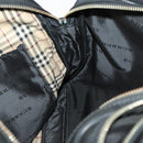 BURBERRY Business Bag Nylon Black Silver Auth ti3655-18