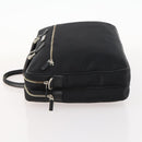 BURBERRY Business Bag Nylon Black Silver Auth ti3655-4