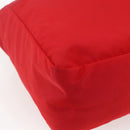 PRADA Tote Bag Nylon Red Silver Auth ti3657-16