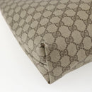 GUCCI GG Supreme Web Sherry Line Tote Bag PVC Beige Red 89 02 003 Auth ti3661-16