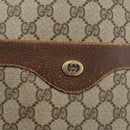 GUCCI GG Supreme Web Sherry Line Tote Bag PVC Beige Red 89 02 003 Auth ti3661-10