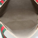 GUCCI GG Supreme Web Sherry Line Tote Bag PVC Beige Red 89 02 003 Auth ti3661-11