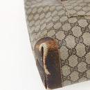 GUCCI GG Supreme Web Sherry Line Tote Bag PVC Beige Red Auth ti3662-11
